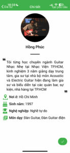học kèm guitar
