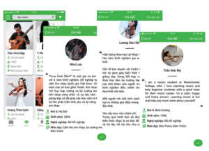 Day kem violin tai nha